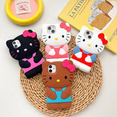 Hello Kitty 3D Bow Silicone Case for iPhone